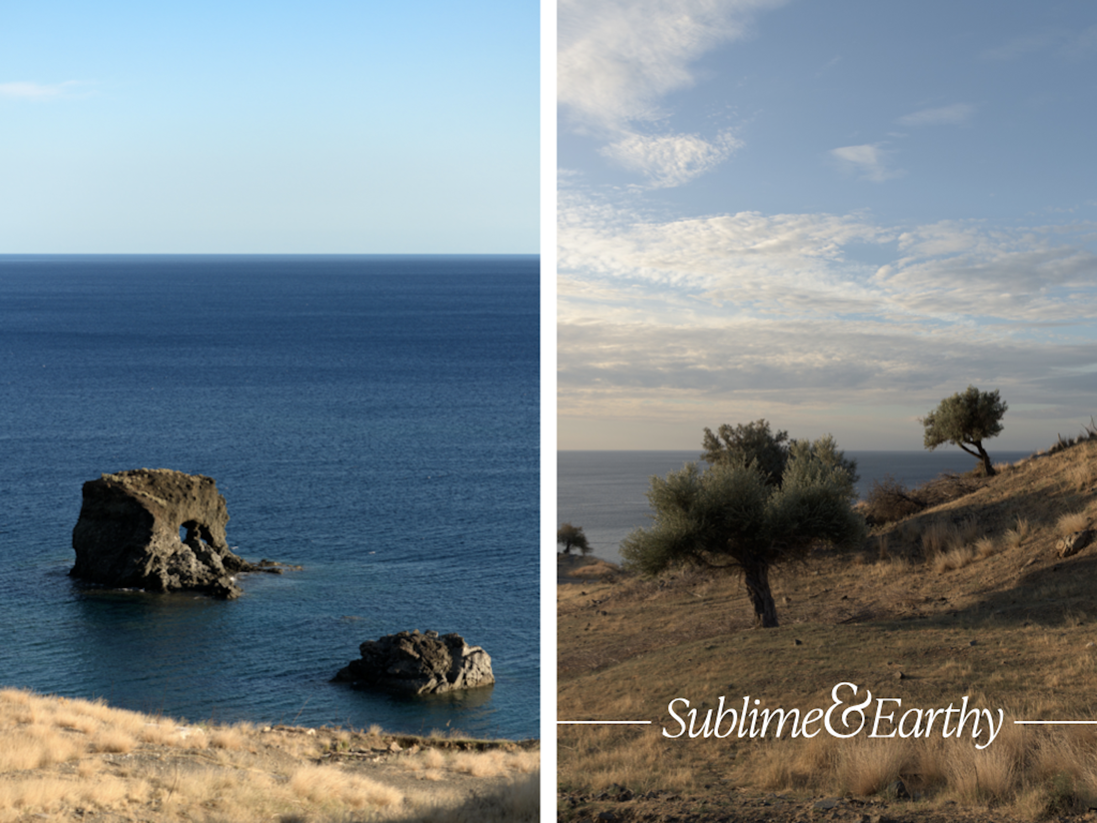 Sublime sea views meet earthy landscapes – a perfect harmony of nature's beauty.