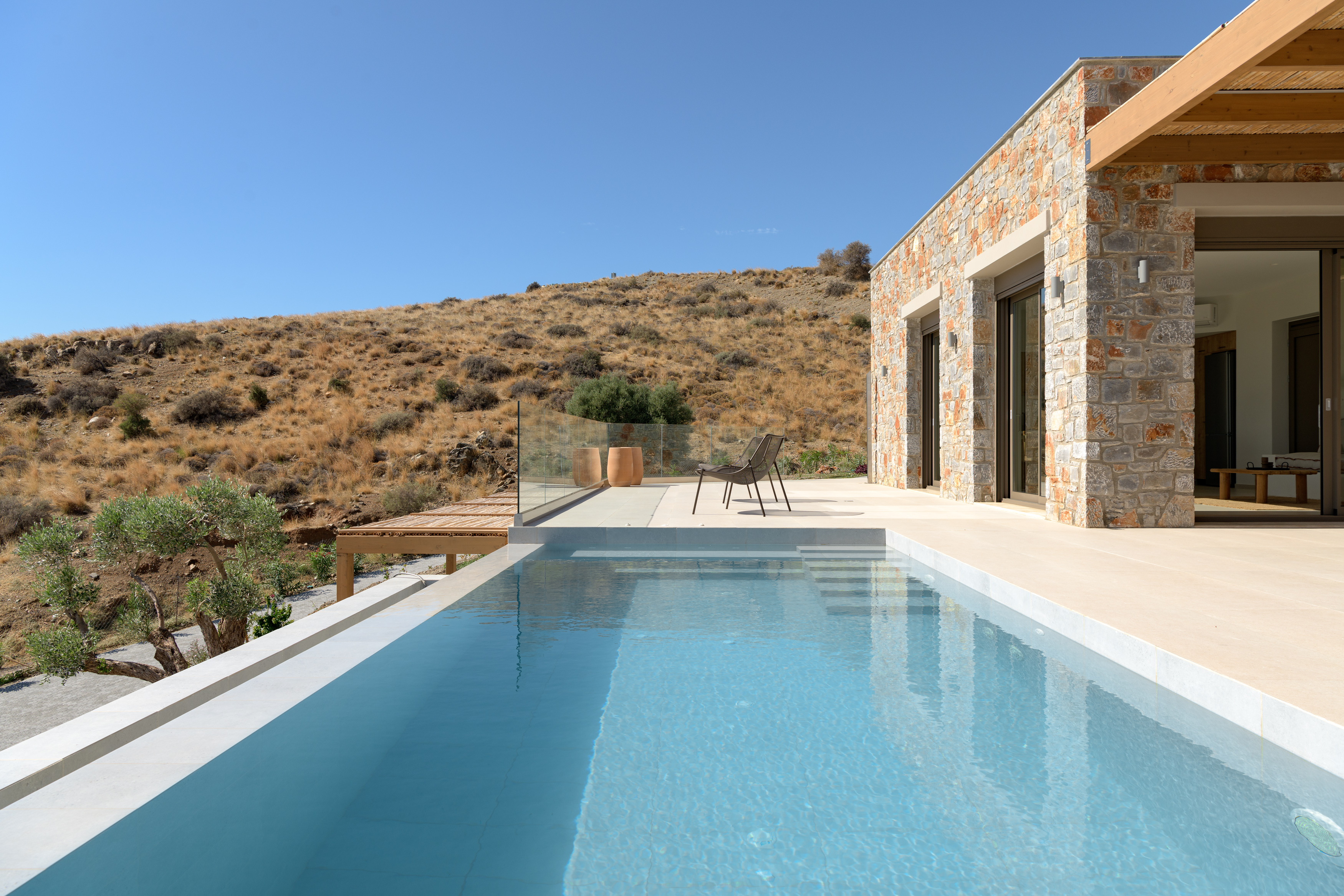 Days are best spent poolside at this self-catering home.