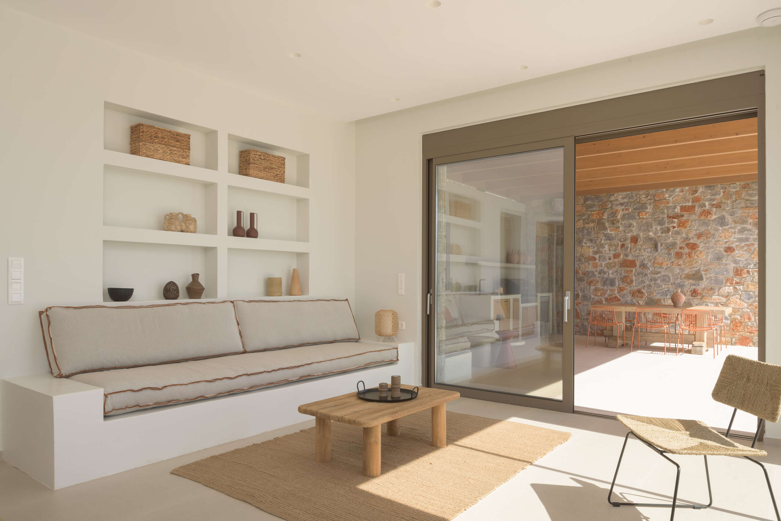 Living room provides a cosy space to relax. Living room provides a cosy space to relax.