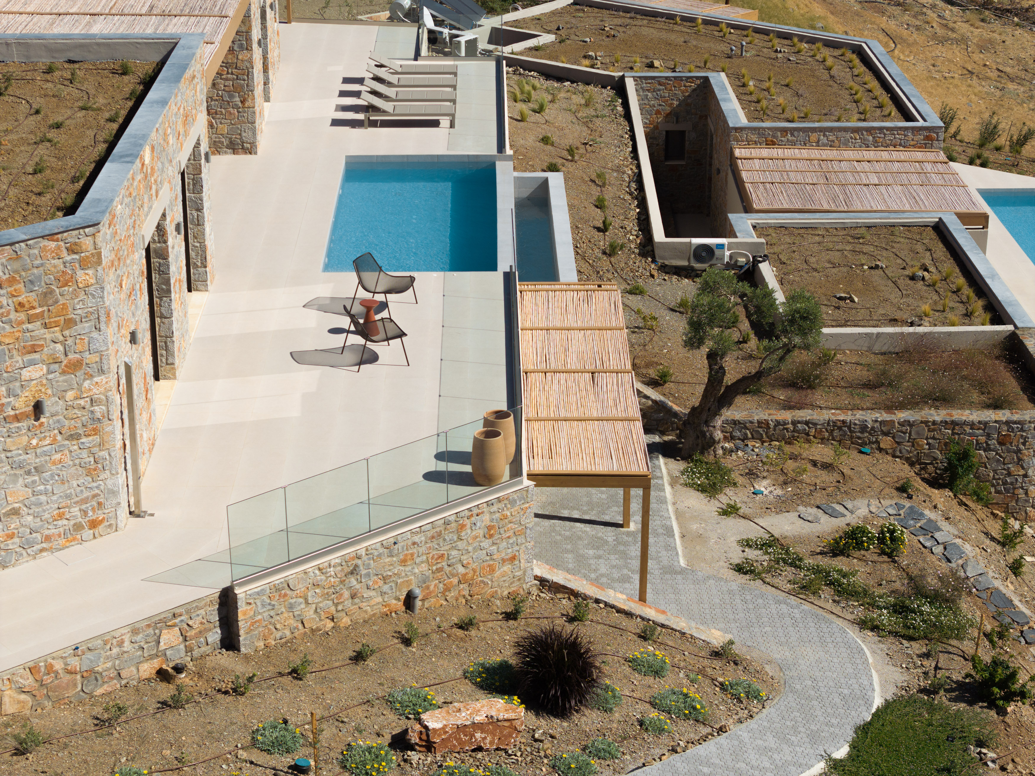 Embrace tranquility with a patio view that blends comfort and nature.