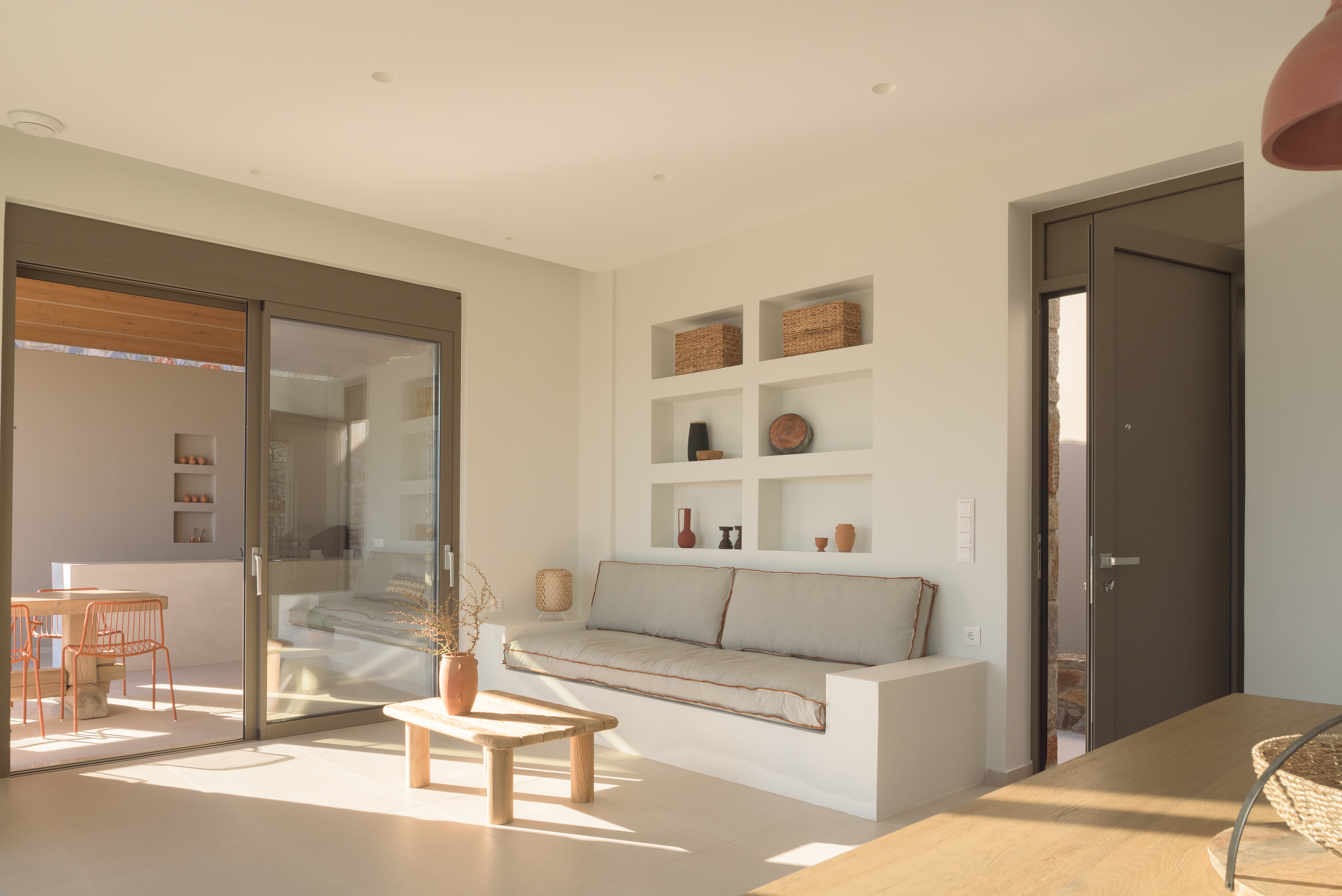 The living room offers a cozy retreat for relaxation.