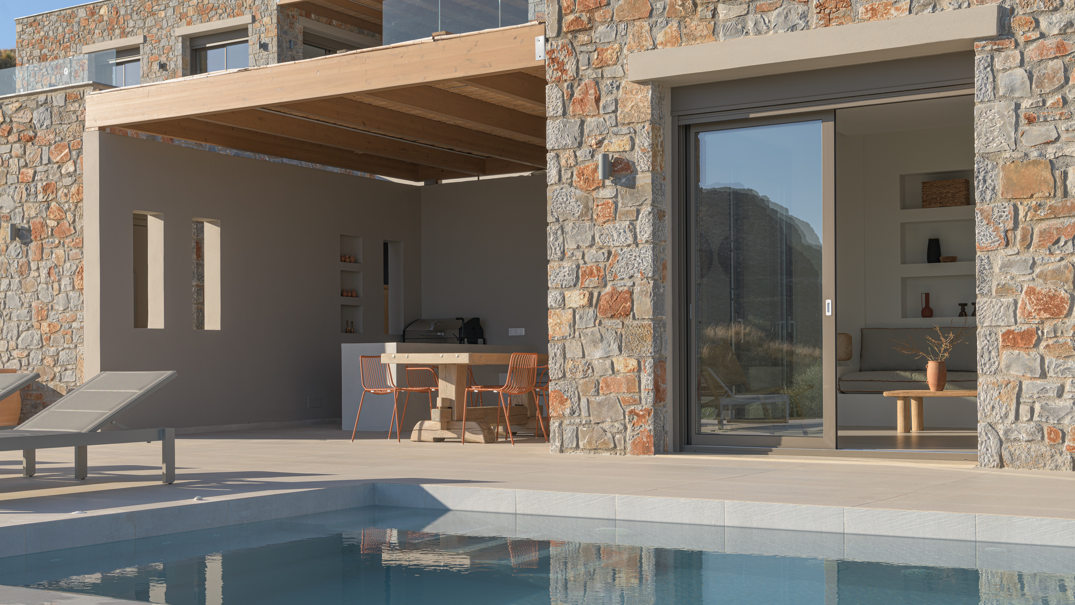 The outdoor pool area will be a favourite spot in summer months.