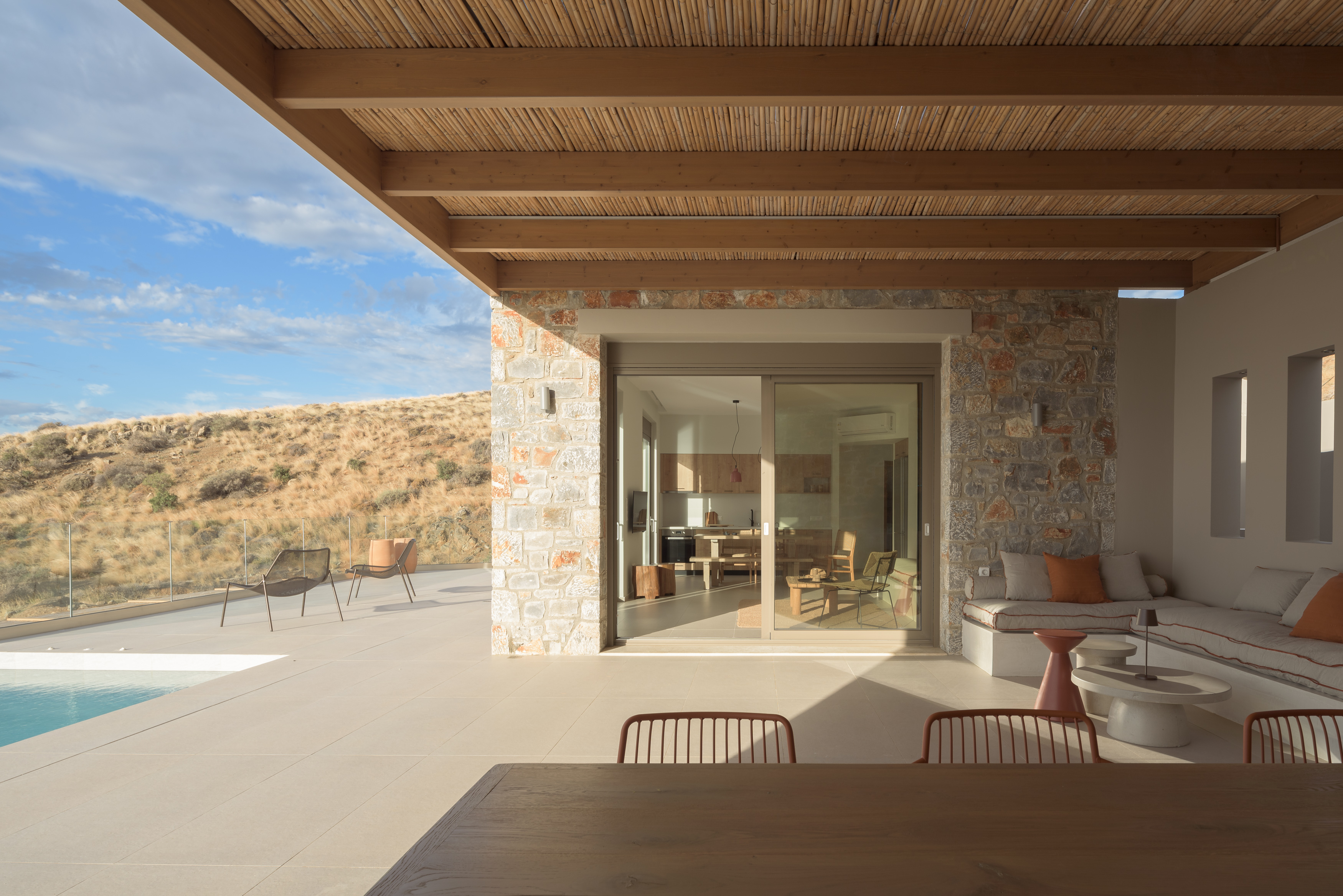 Move life outside on the al fresco dining area.