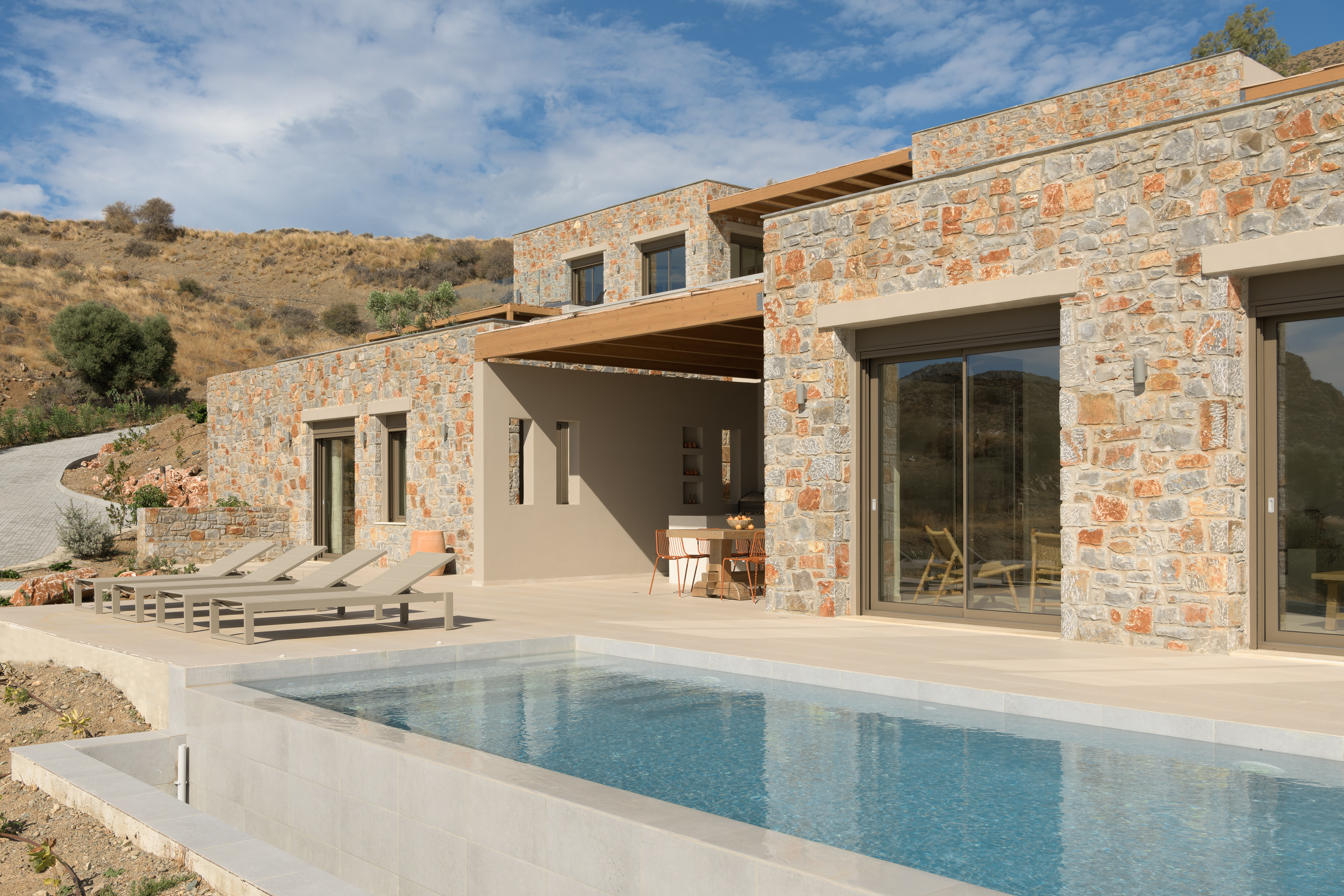 Days are best spent poolside at this self-catering home.